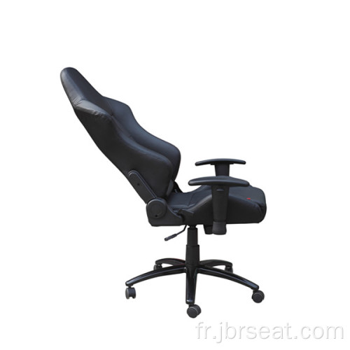 Chaise de jeu ergonomique ergonomique en PVC inclinant de style de course